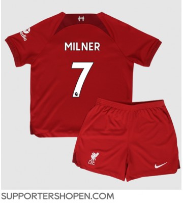 Liverpool James Milner #7 Hemmatröja Barn 2022-23 Kortärmad (+ korta byxor)